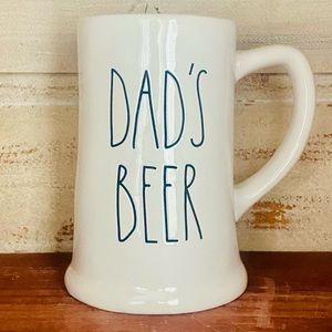 RAE DUNN DAD’S BEER Ceramic Stein Mug